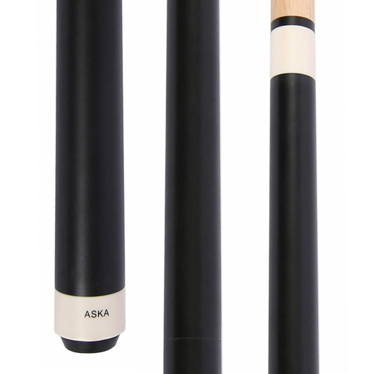 Aska Heavy Hit matte black 25 oz jump break cue