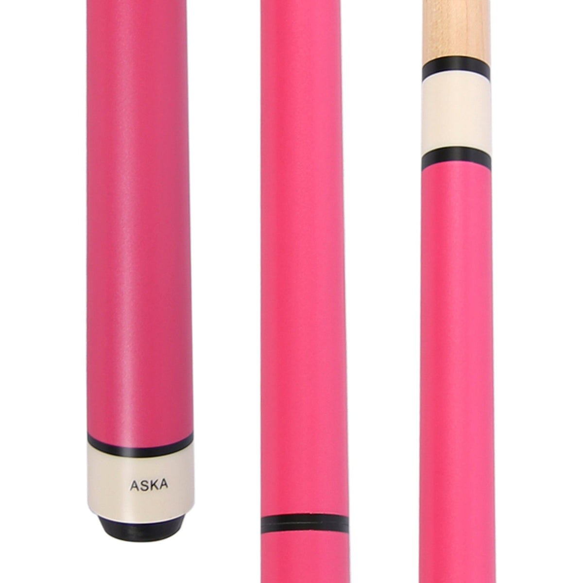 Aska Heavy Hit matte pink 25 oz jump break cue