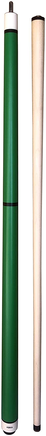 ASKA Heavy Hit Matte Green Jump/Break Cue – 25 oz