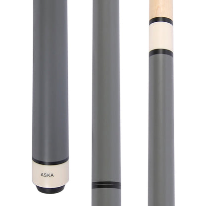 Aska Heavy Hit matte grey 25 oz jump break cue