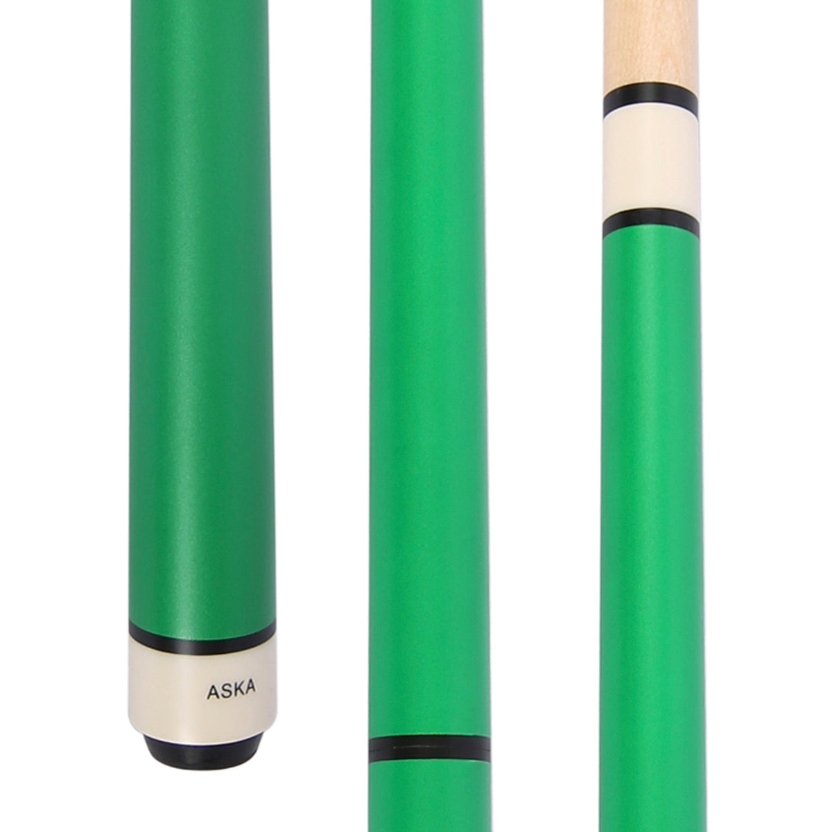Aska Heavy Hit matte green 25 oz jump break cue