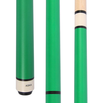 Aska Heavy Hit matte green 25 oz jump break cue