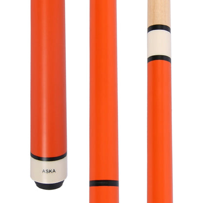 Aska Heavy Hit matte orange 25 oz jump break cue