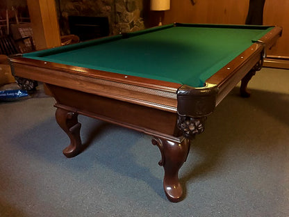 Pre-owned 8 foot Olhausen pool table