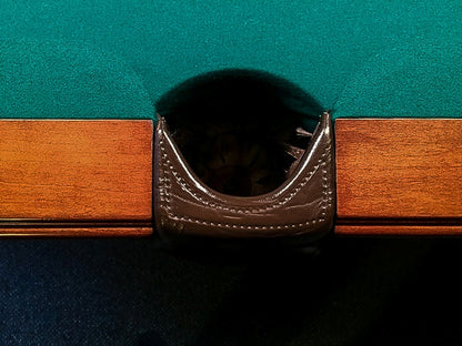 8 FT PREOWNED OLHAUSEN POOL TABLE – INSTALLED WITH ACCESSORIES