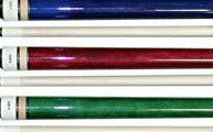 Set of 3 Wrapless ASKA L3 Billiard Pool Cue Sticks, 58