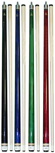 Set of 4 Wrapless ASKA L3 Billiard Pool Cue Sticks – 58"