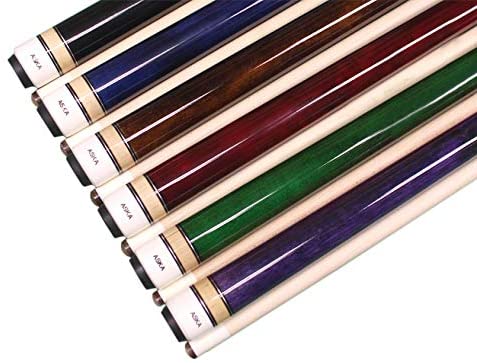 Aska L3 set of 6 wrapless pool cue sticks