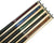 Set of 5 Aska L7 Pool Cue Sticks 58", 2-Piece Construction, 5/16x18 Joint, Hard Rock Canadian Maple, 13mm Hard Le Pro Tip, Mixed Weights and Colors, Choice of Style L7S5