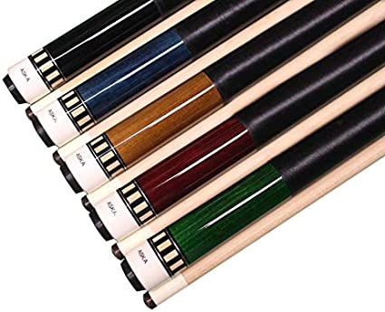 Aska L25 set of 5 pool cue sticks