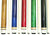 Set of 5 Wrapless ASKA L3 Billiard Pool Cue Sticks, 58" Hard Rock Canadian Maple, 13mm Hard Le Pro Tip, Mixed Weights L3S5