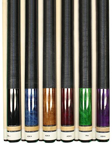 Aska L2 Set of 6 Billiard Pool Cue Sticks – AL2S6