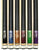 Set of 6 Aska L2 Billiard Pool Cues, 58" Hard Rock Canadian Maple, 13mm Hard Le Pro Tip, Mixed Weights AL2S6