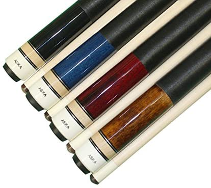 Aska Set of 4 Wrapped Short Kids Pool Cue Sticks – LCS4