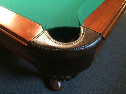 8 FT PREOWNED OLHAUSEN POOL TABLE – INSTALLED WITH ACCESSORIES