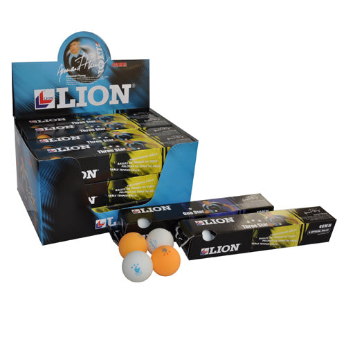Lion 3 star table tennis balls