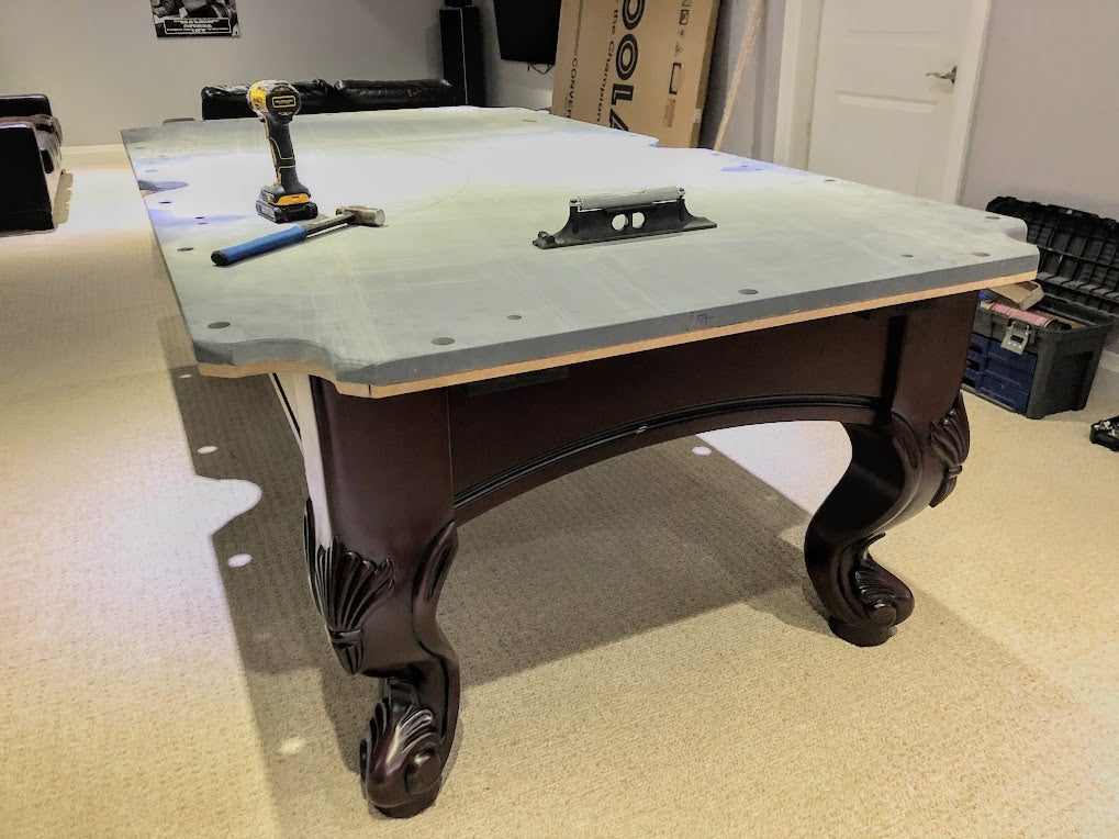 8 FT MAJESTIC MAHOGANY POOL TABLE