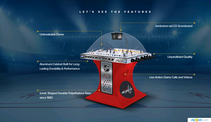 Super Chexx Pro coin-operated bubble hockey table