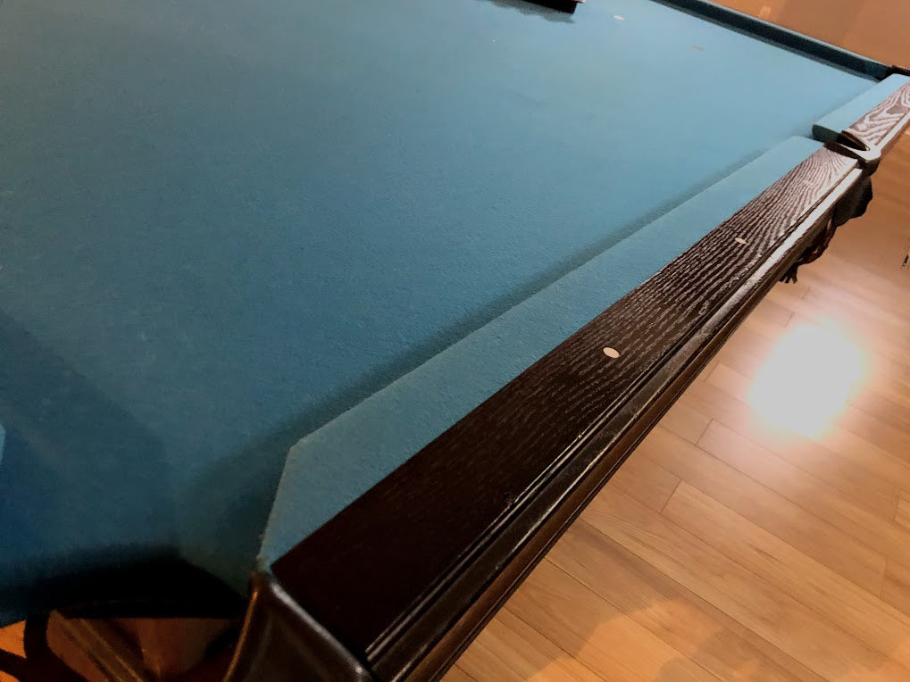 Preowned 9' Olhausen Pool Table – Installed with Accessories