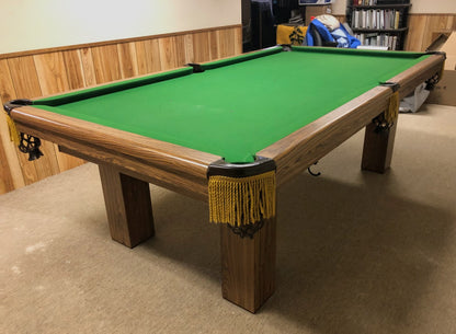 8 FT PRE-OWNED DUFFERIN REGAL SNOOKER/POOL TABLE WITH ACCESSORIES