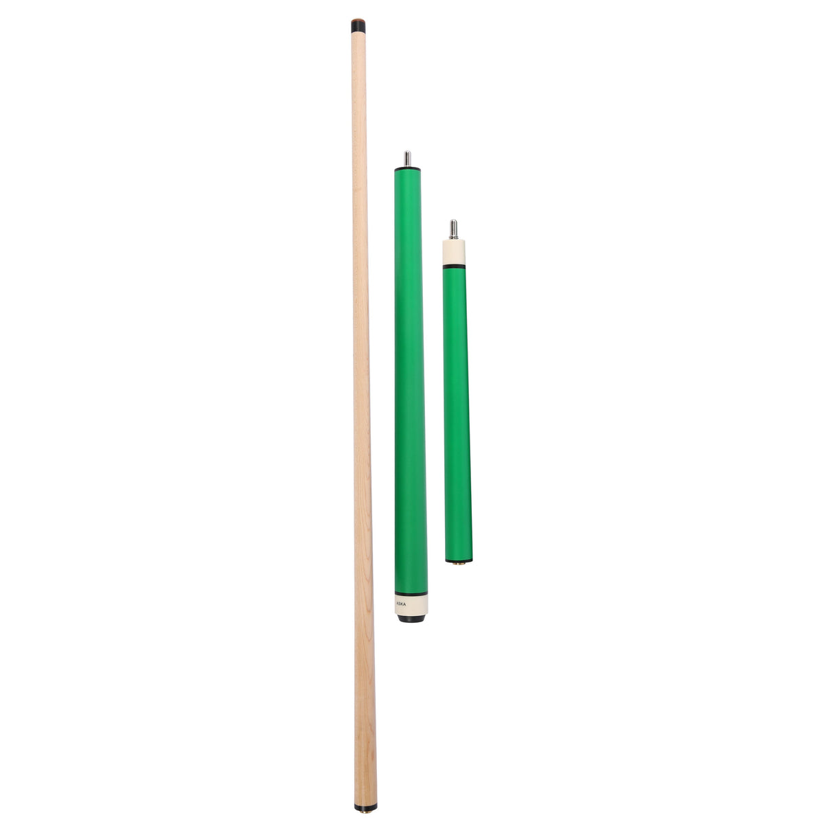 ASKA Heavy Hit Matte Green Jump/Break Cue – 25 oz