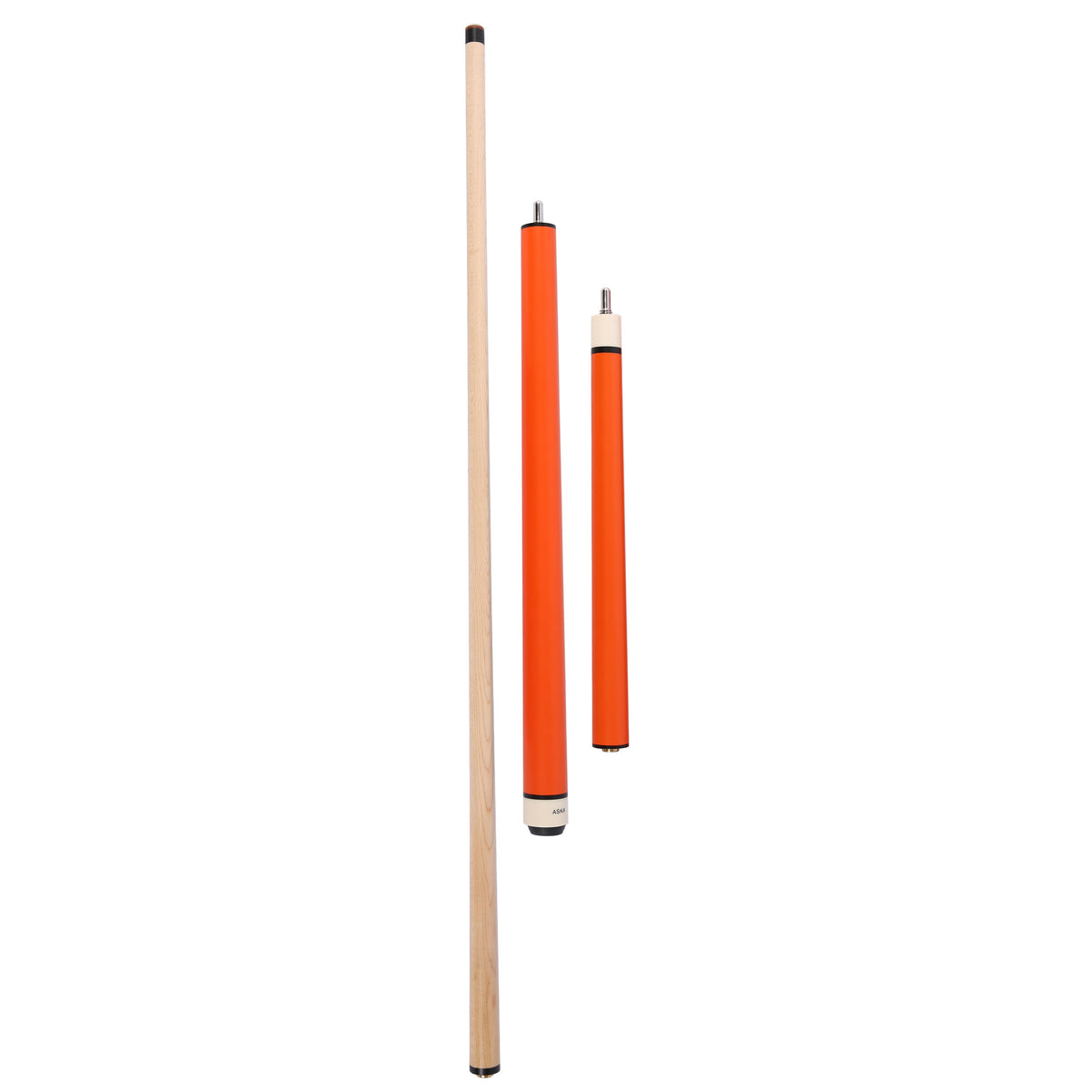 ASKA Heavy Hit Matte Orange Jump/Break Cue – 25 oz