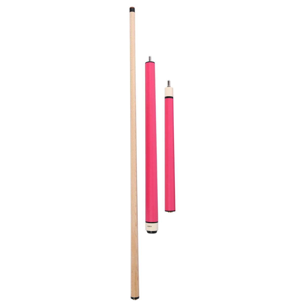 ASKA Heavy Hit Matte Pink Jump/Break Cue – 25 oz