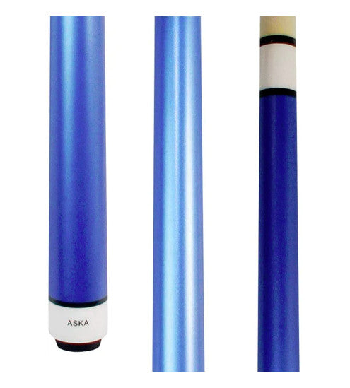 Aska Heavy Hitter 28 oz blue jump break cue