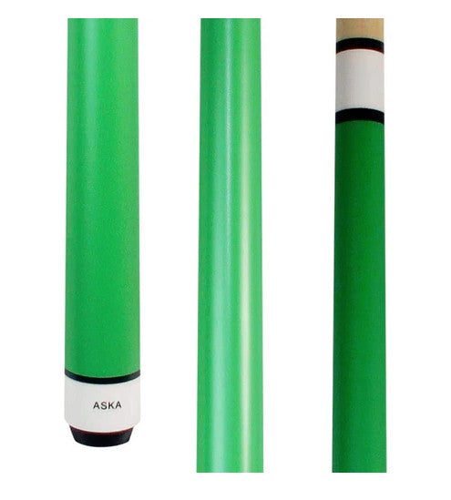 Aska Heavy Hitter 28 oz green jump break cue