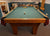 PREOWNED 8' OLHAUSEN AUGUSTA SLATE POOL TABLE INSTALLED WITH ACCESSORIES