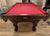 8' PREOWNED CANADA BILLIARD MAJESTY SLATE POOL TABLE INSTALLED WITH ACCESSORIES