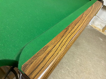 8 FT PRE-OWNED DUFFERIN REGAL SNOOKER/POOL TABLE WITH ACCESSORIES