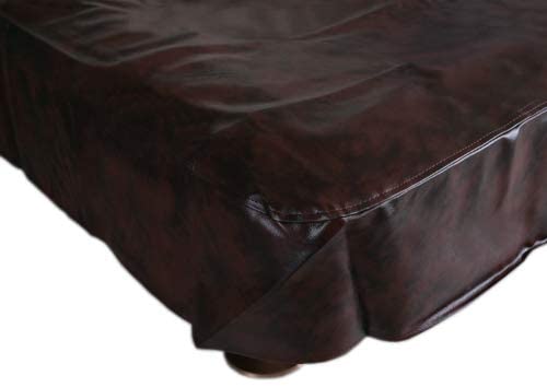 Aska 8 ft Burgundy Heavy-Duty PVC Billiard Table Cover