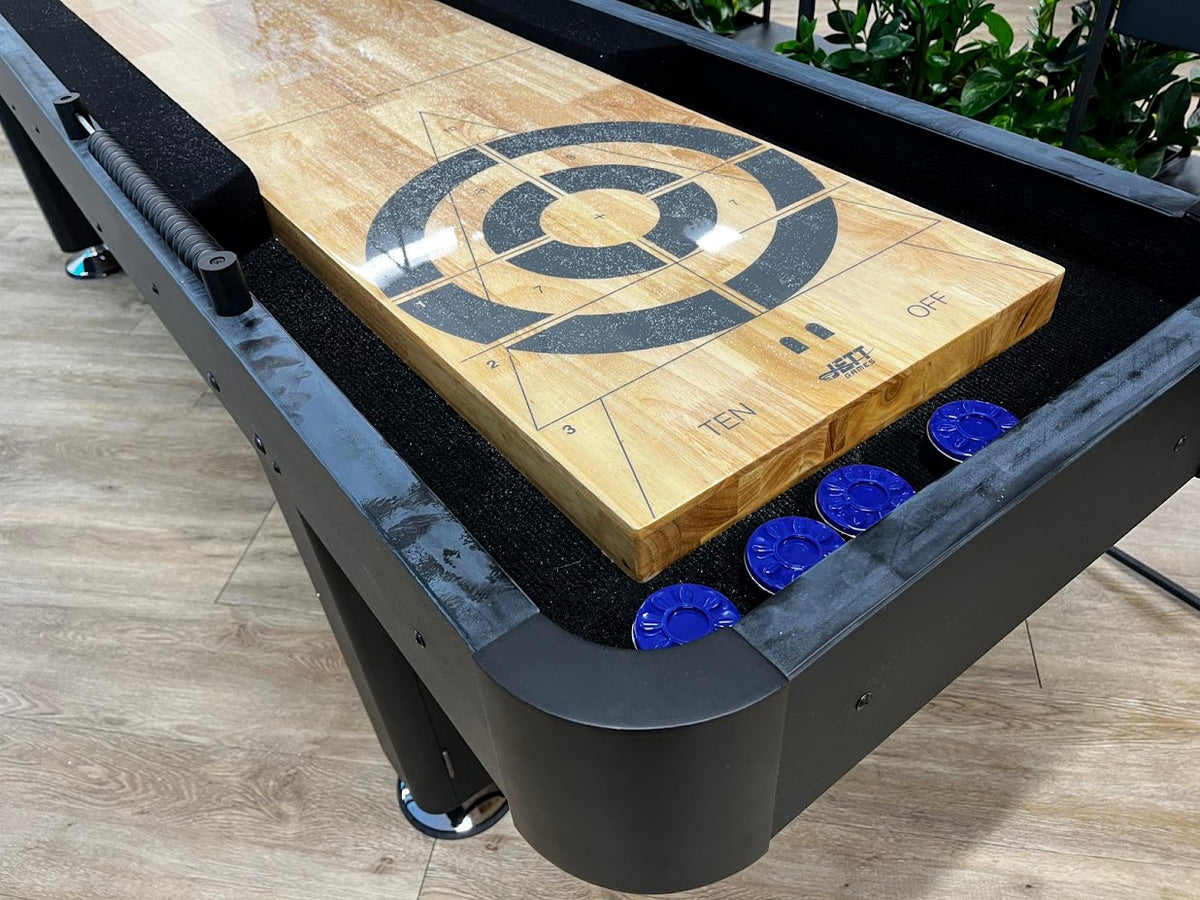 Jett Black Shuffleboard Table – 9' and 12'