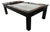 Black pool table with dining top