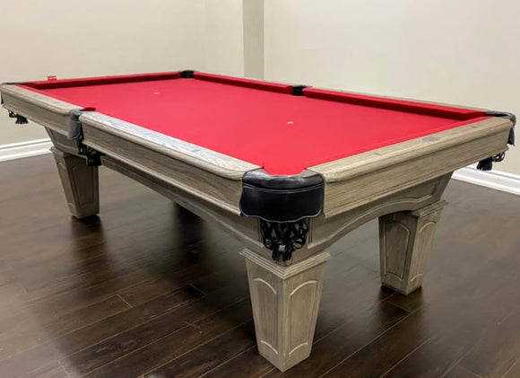 8' MAJESTIC PIONEER BARNWOOD POOL TABLE